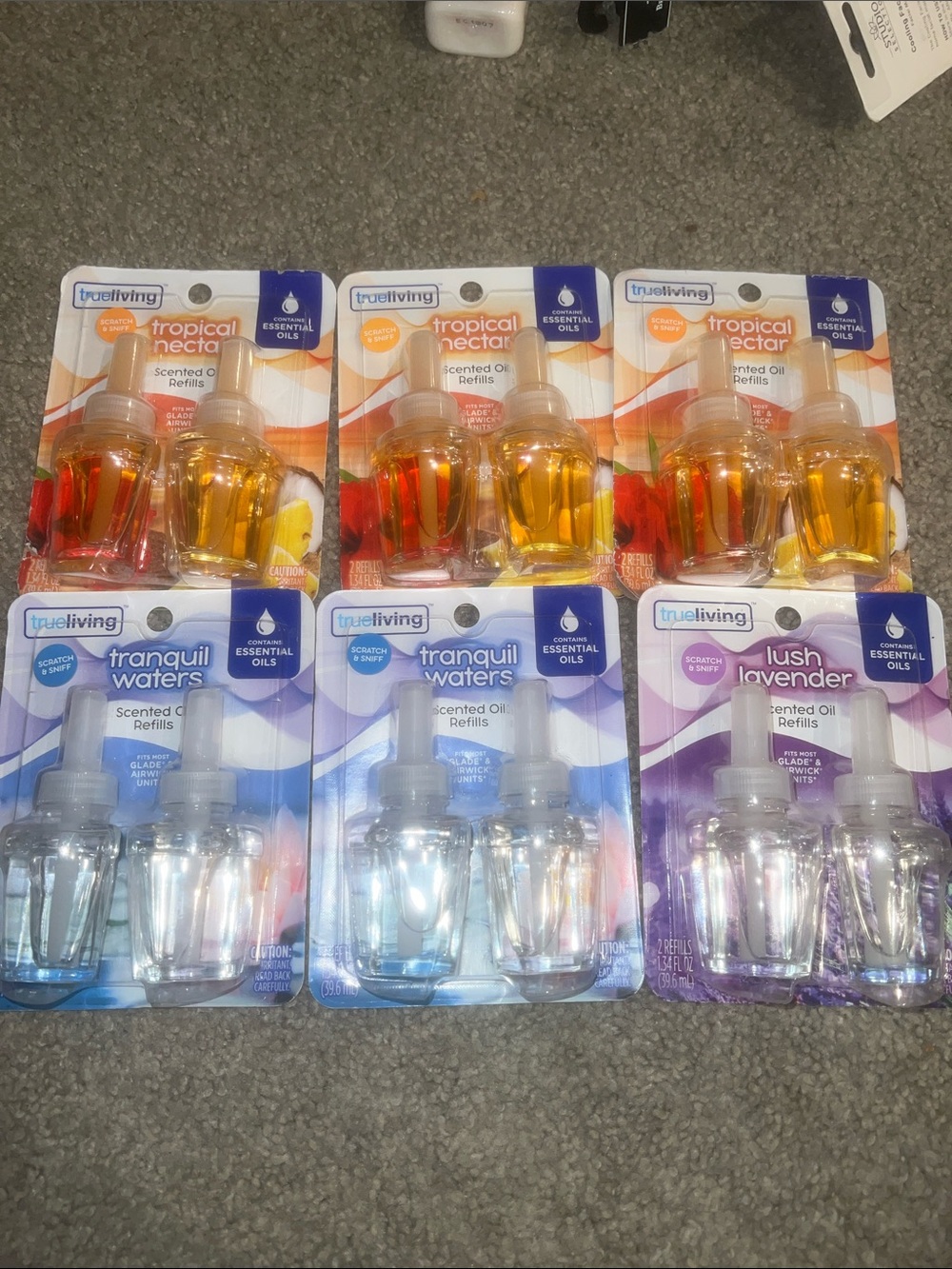 True Living Scented Oil Refills